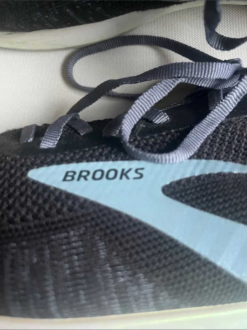 Brooks Levitate Men’s Running Shoes — Black with Light Blue Accents